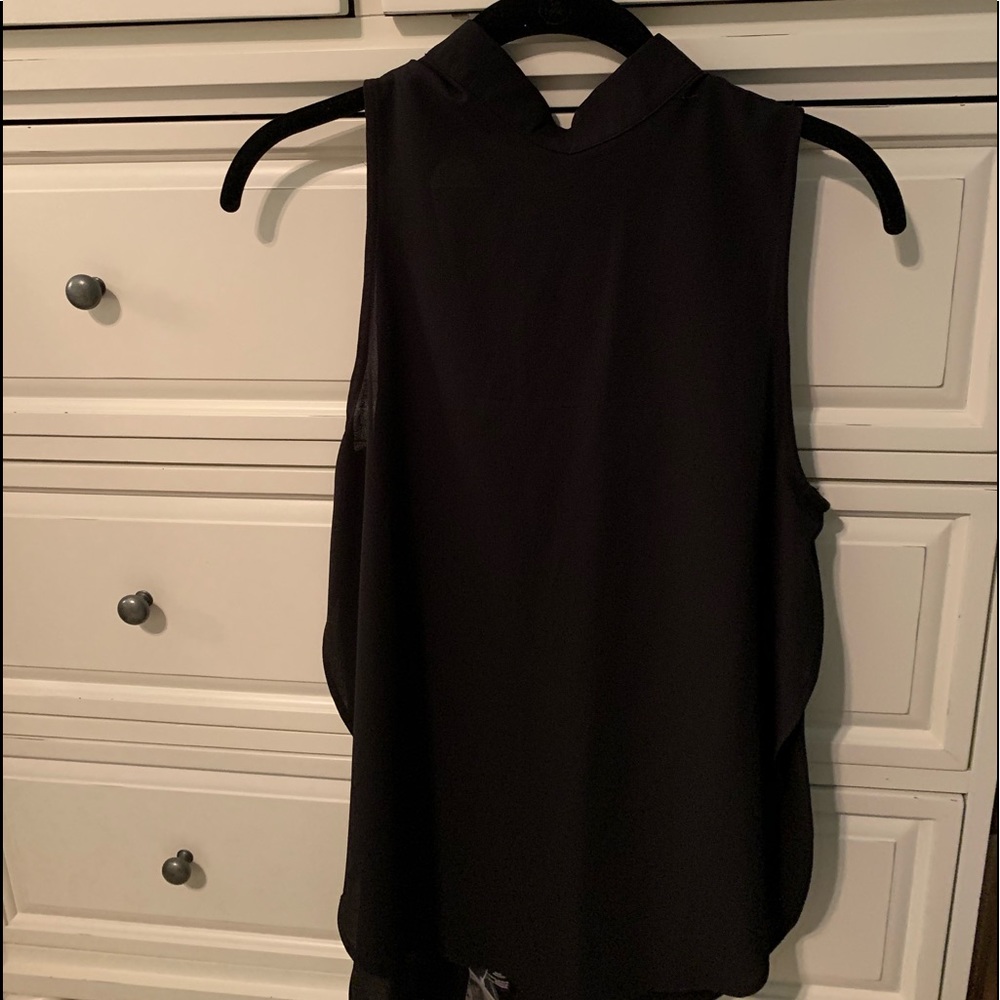 Dressy black blouse